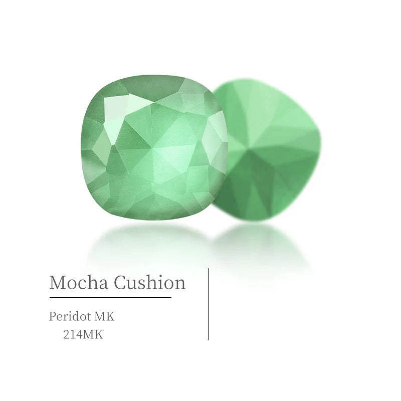 8-12mm Square Shape Mocha Rhinestones Pointback Glass Strass Crystal New Arrival Glue On Nails Loose Stones Rhinestones