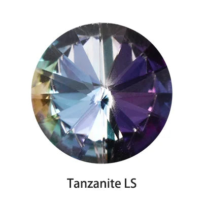 6-14mm Glitter Pointback Rhinestones AB Color Glass Strass Crystals For Needlework DIY Opal Color Rivoli Rhinestones