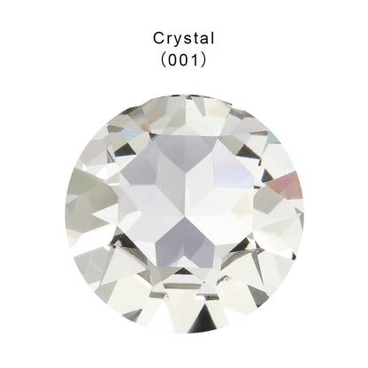 27mm Gem Flower Rhinestones New Arrival Glue On Stones Pointback Clothes Wedding Dress Decoration Crystals Round Strass