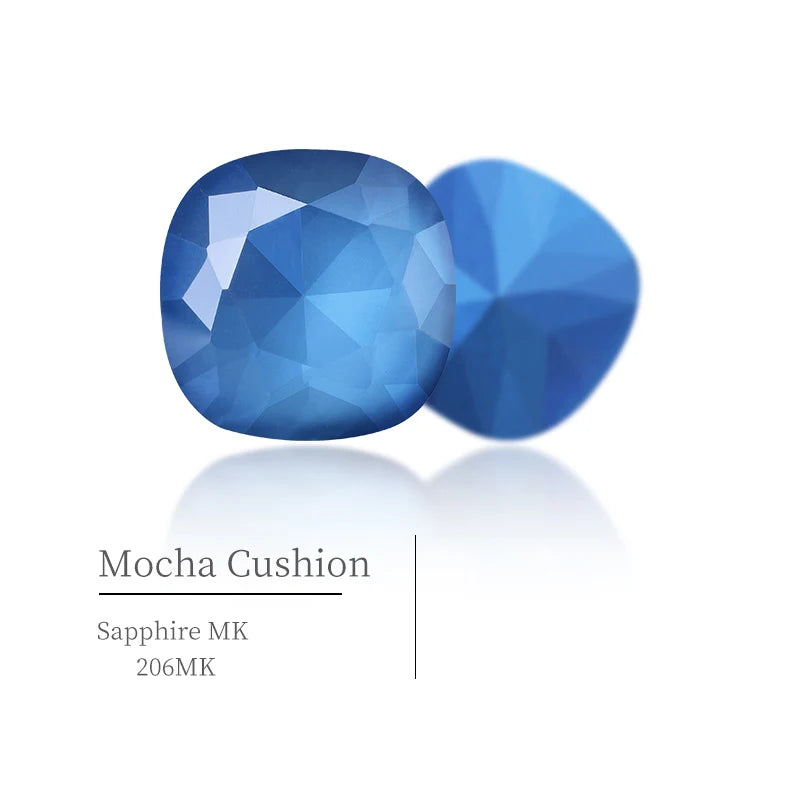 8-12mm Square Shape Mocha Rhinestones Pointback Glass Strass Crystal New Arrival Glue On Nails Loose Stones Rhinestones