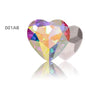 Heart Rhinestones Crystals Handcrafts DIY Rhinestones For Clothes Bags Glue On Nails Glass Strass Crystals 27mm crystal beads