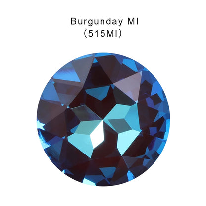 27mm Gem Flower Rhinestones New Arrival Glue On Stones Pointback Clothes Wedding Dress Decoration Crystals Round Strass