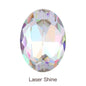 Oval Rhinestones Piontback Nail Art Rhinestones K9 Glass Strass Crystal Glue on Clothes Crystal Beads