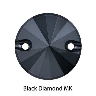 16 Colors Mix Mocha Series Colorful Round K9 Glass Rivoli Sew on Rhinestones Flat Back Strass Crystal Buttons Sew on Clothing - tony beads