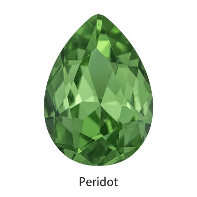 4 Sizes Shining Tear Drop  K9 Glass Rhinestones Glass Crystal Pointback Rhinestones Glue on Garment Crafts Jewelry Accessories