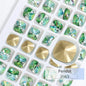 K9 Glass Crystals Crafts Pointback Loose Stones Square Crystals For Clothes Bags DIY Jewelry Decoration Garments Strass