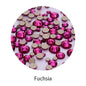 1440Pcs Mixed Size Non Hotfix Flatback Clothes Decoration Nails Crystal Rhinestone Dress Bright Accessory Stone Phone Stickers