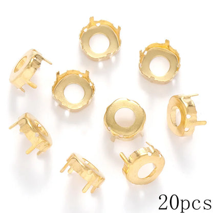10Pcs Cushion Shaped K9 Glass Crystals for Crafts Sew On Rhinestones Crystal Stone Glue On Pointback Rhinestones for Needlework