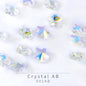 Star Shape Hole Beads For Bracelets Necklace Ab Color Glass Strass Crystals Rhinestones With Hole Sew On Stones Crystals