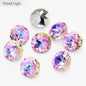 Pointback Crystal Loose Rhinestones for Clothes 20 Colors Mixed Gemstone Flower K9 Glass Strass Crystal Beads Glue on Nail Arts