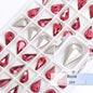 8x13mm Nail Art Rhinestones Glitter AB Color Crystal Stone Drop Shape Pointback Nail Gems Strass cristal pedras e cristais