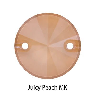 16 Colors Mix Mocha Series Colorful Round K9 Glass Rivoli Sew on Rhinestones Flat Back Strass Crystal Buttons Sew on Clothing - tony beads