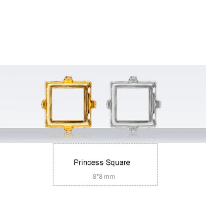 Drop Copper K9 Empty Claw Settings for Fancy Stones Golden Round Rhinestones Claw Silver Gold Firmly Set Rhinestones Base Claw