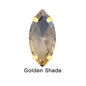 50pcs All Size Nevatte Crystal Glass Sew on Rhinestones with Golden Claw Stones for Craft Diy Clothing Shoes Bag Decoration