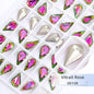8x13mm Nail Art Rhinestones Glitter AB Color Crystal Stone Drop Shape Pointback Nail Gems Strass cristal pedras e cristais