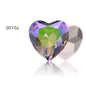 Heart Rhinestones Crystals Handcrafts DIY Rhinestones For Clothes Bags Glue On Nails Glass Strass Crystals 27mm crystal beads