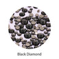 Black Rhinestones Flatback Glue On Nails Crystals Strass Round Shape Golden Bottom DIY Glass Rhinestones Decorations