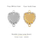 New Arrival Pendant Accessories Oval Shape Copper Claws Rhinestone Flatback Glass Strass Base Jewelry Making Accessories