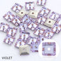 Square Shape Glass Beads Rhinestones 6mm Bracelets Decoration Beads Strass Jewelry Making Accessories