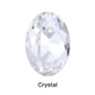 Oval Rhinestones Piontback Nail Art Rhinestones K9 Glass Strass Crystal Glue on Clothes Crystal Beads