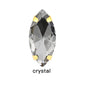 50pcs All Size Nevatte Crystal Glass Sew on Rhinestones with Golden Claw Stones for Craft Diy Clothing Shoes Bag Decoration