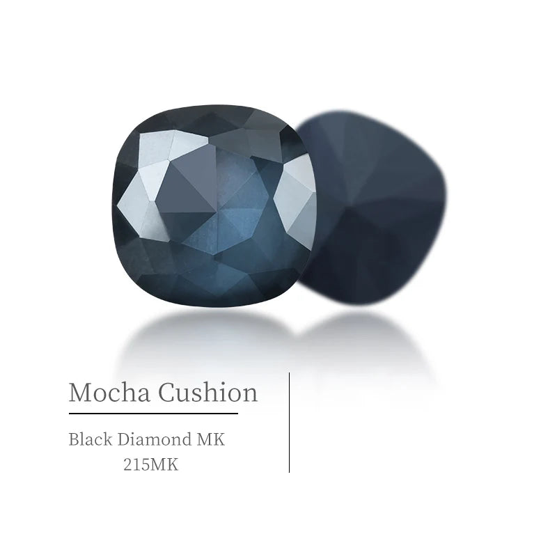 8-12mm Square Shape Mocha Rhinestones Pointback Glass Strass Crystal New Arrival Glue On Nails Loose Stones Rhinestones