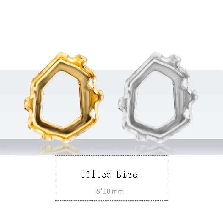 Drop Copper K9 Empty Claw Settings for Fancy Stones Golden Round Rhinestones Claw Silver Gold Firmly Set Rhinestones Base Claw