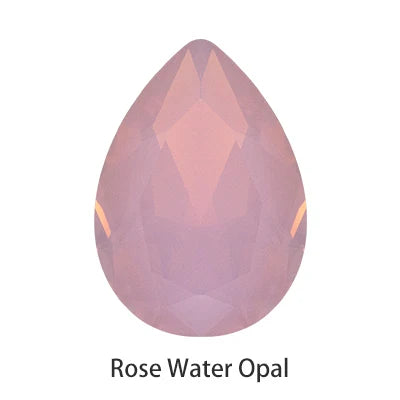 Fancy Light Color Opal Series Tear Drop K9 Glass Loose Rhinestones Piontback Strass Crystal Glue on Clothes Jewelry Accessories