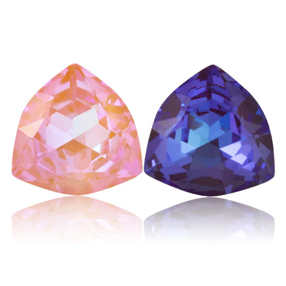 12mm Trilliant Mocha Fluorescent K9 Glass Loose Rhinestones Pointback Strass Crystal Glue on Clothes Crafts DIY Jewelry