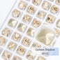 K9 Glass Crystals Crafts Pointback Loose Stones Square Crystals For Clothes Bags DIY Jewelry Decoration Garments Strass