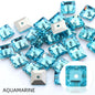 Square Shape Glass Beads Rhinestones 6mm Bracelets Decoration Beads Strass Jewelry Making Accessories