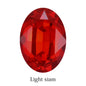 Oval Rhinestones Piontback Nail Art Rhinestones K9 Glass Strass Crystal Glue on Clothes Crystal Beads