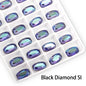 Glitter K9 Glass Loose Rhinestones Korean Style Nail Art Flat Back Crystal Stones Applique Strass Glue on Rhinestones