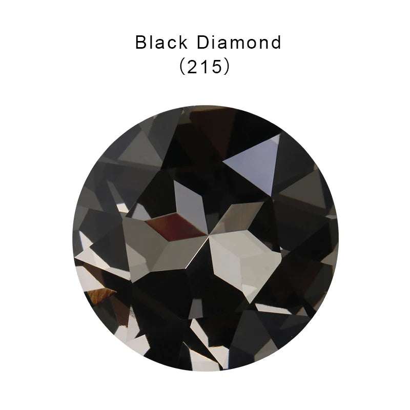 27mm Gem Flower Rhinestones New Arrival Glue On Stones Pointback Clothes Wedding Dress Decoration Crystals Round Strass