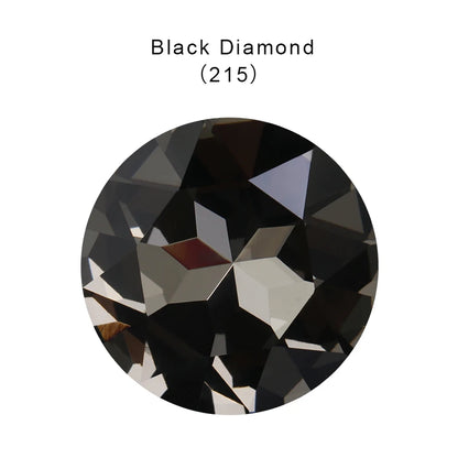 27mm Gem Flower Rhinestones New Arrival Glue On Stones Pointback Clothes Wedding Dress Decoration Crystals Round Strass