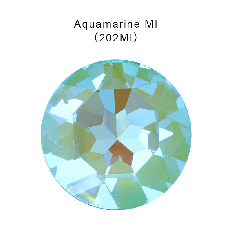 27mm Gem Flower Rhinestones New Arrival Glue On Stones Pointback Clothes Wedding Dress Decoration Crystals Round Strass