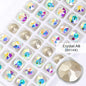8mm Round Rhinestones Pointback Crystal Strass Garments Decoration DIY Rhinestones Glue On Bags Wedding Dress Decoration Stones