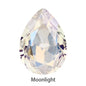 Bright Heliotrope Tear Drop K9 Glass Rhinestones Glass Crystal Pointback Rhinestones Glue on Garment Crafts Jewelry Accessories