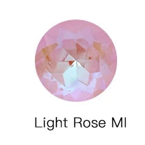 20pcs Gemstone Flower Shiny MI Crystal Loose Rhinestones K9 Glass Strass Crystal Small Beads Glue on Clothes Nail Arts