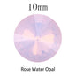 tony bead Rose Opal Rhinestones Pointback Round Crystal Strass Shiny Glue On Stones K9 Glass Rivoli Crystals For Nails Glue