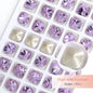 10Pcs Cushion Shaped K9 Glass Crystals for Crafts Sew On Rhinestones Crystal Stone Glue On Pointback Rhinestones for Needlework