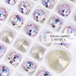 8mm Round Rhinestones Pointback Crystal Strass Garments Decoration DIY Rhinestones Glue On Bags Wedding Dress Decoration Stones