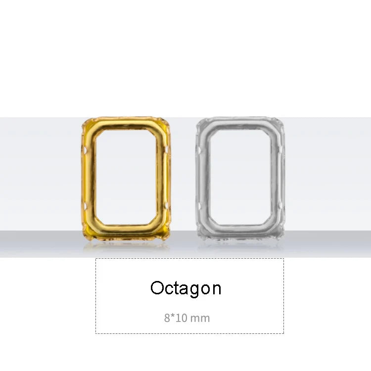 Drop Copper K9 Empty Claw Settings for Fancy Stones Golden Round Rhinestones Claw Silver Gold Firmly Set Rhinestones Base Claw