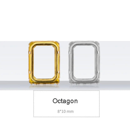 Drop Copper K9 Empty Claw Settings for Fancy Stones Golden Round Rhinestones Claw Silver Gold Firmly Set Rhinestones Base Claw