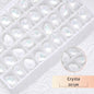 New Design Drop Rhinestones 7x10mm Pointback Crystal Strass Korean Style Glue On Nails Stones Glitter Glass Rhinestone
