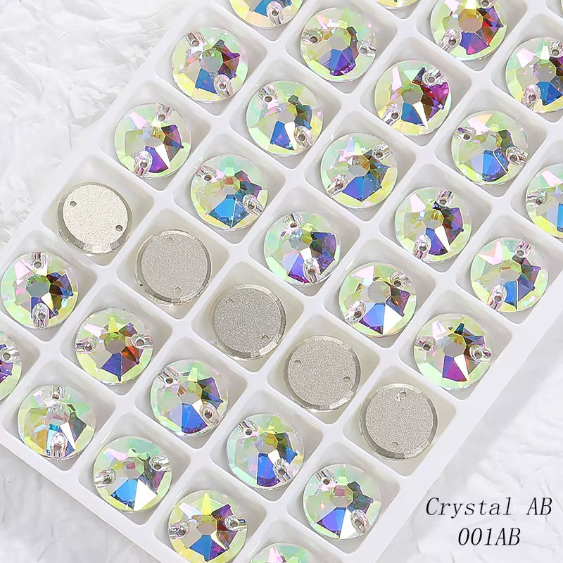 Cushion Rhinestones Glitter Opal Series Glass Charms Nail Art  Beads Jewelry Making Accessories Glass Beads Stones