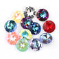 27mm Gem Flower Rhinestones New Arrival Glue On Stones Pointback Clothes Wedding Dress Decoration Crystals Round Strass
