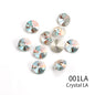 10mm Rivoli Glass Rhinestones Glitter Rhinestones for Clothes Nails Decoration Pointback Crystal Strass Rhinestones