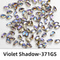 50pcs 5x8mm Glitter Glue On Nails Rhinestone Pointback Crystal Strass Rhinestones New Design Glass Stones