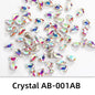 50pcs 5x8mm Glitter Glue On Nails Rhinestone Pointback Crystal Strass Rhinestones New Design Glass Stones